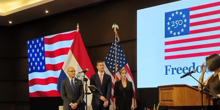 La Embajada de los Estados Unidos en Asunción celebró los 250 años de la independencia norteamericana