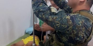 Militares estabilizan y trasladan a una niña tras sufrir una mordedura de serpiente en Arroyito