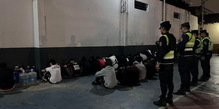 Final de la Liga Sanlorenzana terminó con disturbios y 25 aprehendidos