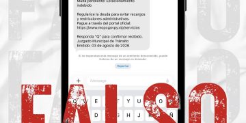 Alertan sobre estafas con falsas multas de tránsito enviadas por SMS