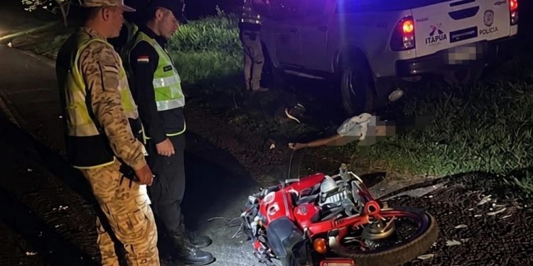 Choque entre motocicletas deja un fallecido y dos heridos en Yby Yaú