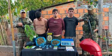 Desarticulan esquema de microtráfico en Ypané y capturan a tres presuntos integrantes