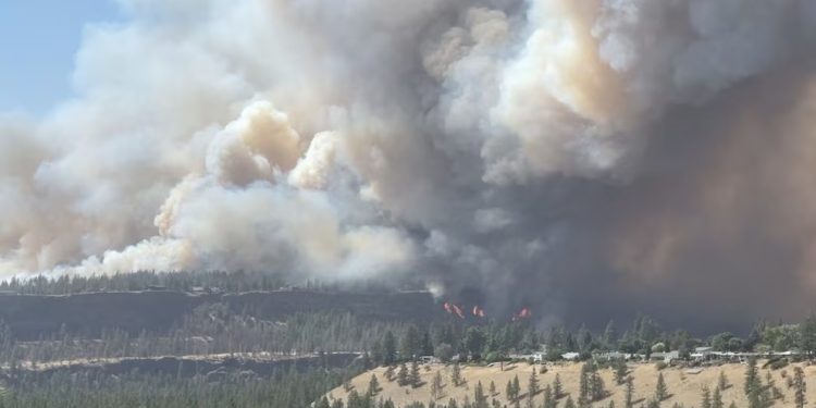 Incendios forestales obligan a evacuaciones en el este de Washington