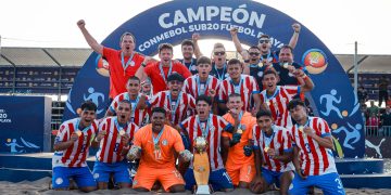 Paraguay es bicampeón del Sudamericano Sub 20 de Futbol Playa