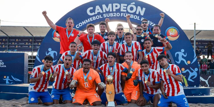 Paraguay es bicampeón del Sudamericano Sub 20 de Futbol Playa