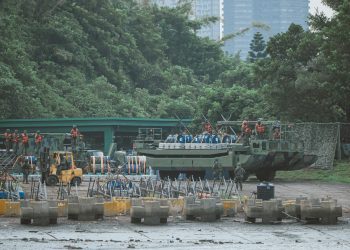 Taiwán ensayó su defensa de un puente ante un eventual ataque chino