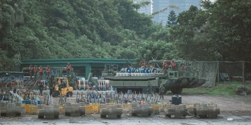 Taiwán ensayó su defensa de un puente ante un eventual ataque chino
