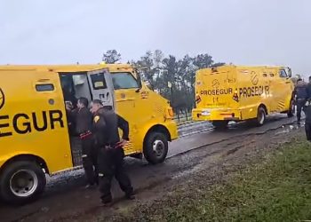 Camión de Prosegur que transportaba tirzepatida volcó en la Ruta PY02