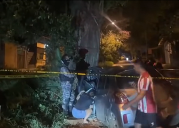 Un hombre y su hijo de 1 año fallecen tras fuerte choque en San Lorenzo