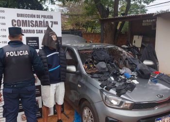 Detienen a colombiano con inhibidor de señal y herramientas para robos en Ciudad del Este