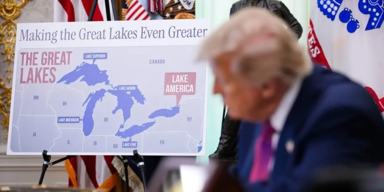 Trump firma orden ejecutiva para rebautizar el Lago Ontario como «Lago América»