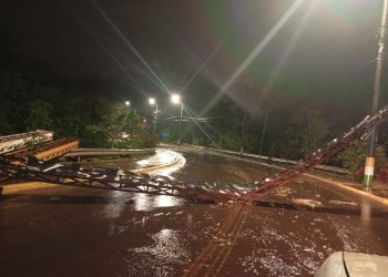 Granizada y ráfagas de vientos sorprendieron a pobladores de Encarnación y Cambyretá