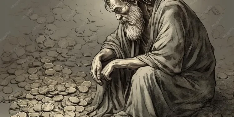 Cuando la limosna es grande, hasta el santo desconfía