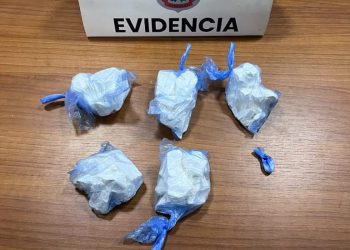 Aprehenden a dos hombres con casi medio kilo de presunta cocaína en San Lorenzo
