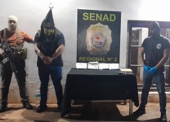 Cae supuesto «pasero» con más de 4 kilos de cocaína destinados al mercado brasileño
