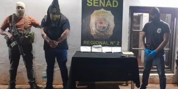 Cae supuesto «pasero» con más de 4 kilos de cocaína destinados al mercado brasileño