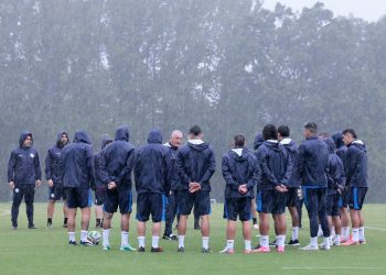 La Albirroja practicó por primera vez con miras a los amistosos de fecha FIFA