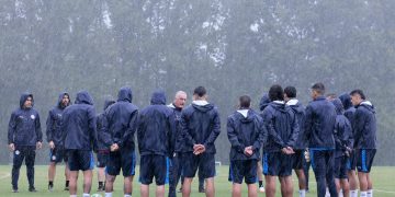 La Albirroja practicó por primera vez con miras a los amistosos de fecha FIFA