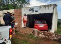 Militar ebrio perdió el control de su vehículo y terminó dentro de un comercio en Capiatá