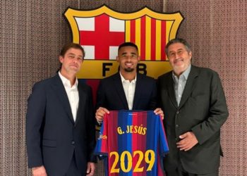 El Barcelona anuncia el fichaje de Gabriel Jesús