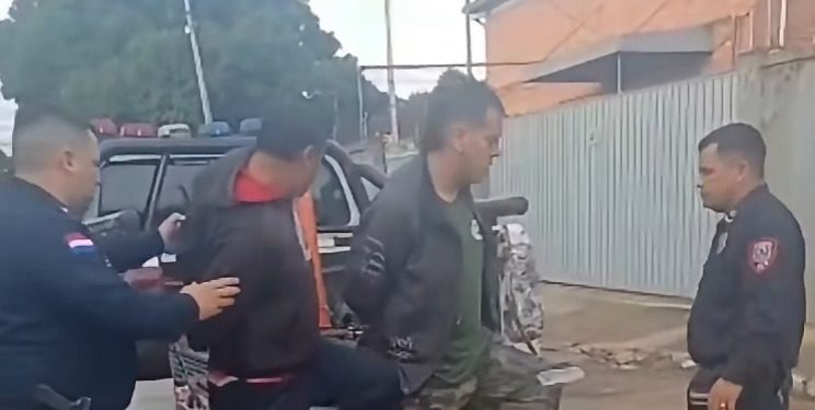 Aprehenden a dos hombres mientras desarmaban un vehículo incautado en Fernando de la Mora