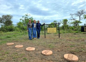 Un memorial para Óscar Denis, en el sitio donde fue secuestrado en 2020