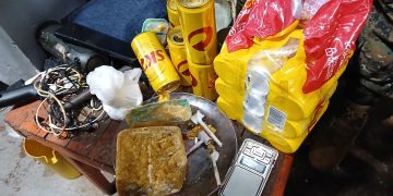 Incautan presunta droga, un celular y bebidas alcohólicas durante requisa en la cárcel de Pedro Juan Caballero