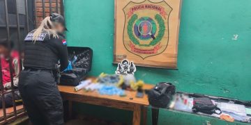 Allanamientos e incautaciones de drogas, armas y dinero en Guarambaré