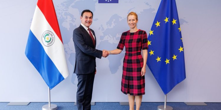 Canciller se reúne en Bruselas con la alta representante de la Unión Europea