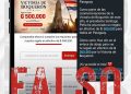 Alertan sobre falsa campaña que promete G. 500.000 por la Victoria de Boquerón