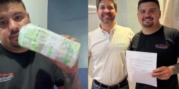Recibió G. 100 millones por error y decidió devolverlos