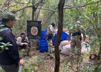 Agentes de la SENAD desarticulan punto de acopio de drogas en Canindeyú