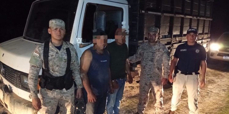 Dos aprehendidos y 13 vacunos recuperados en un procedimiento en Bahía Negra