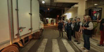 Máquinas y maletines electorales ya están en camino a los puntos más distantes
