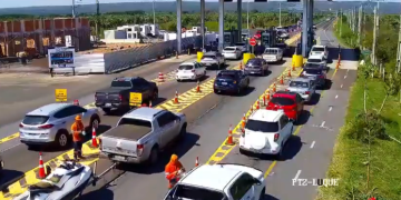 Registran intenso tráfico de salida en los puestos de peaje de Ecovía e Ypacaraí