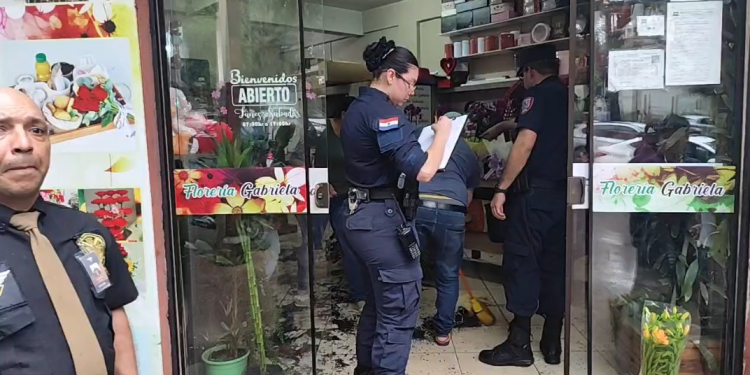 Atrapan a asaltante tras frustrado atraco a una florería en Ciudad del Este
