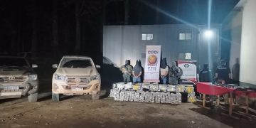 Fiscalía imputó a dos detenidos por carga de 2.122 kilos de marihuana