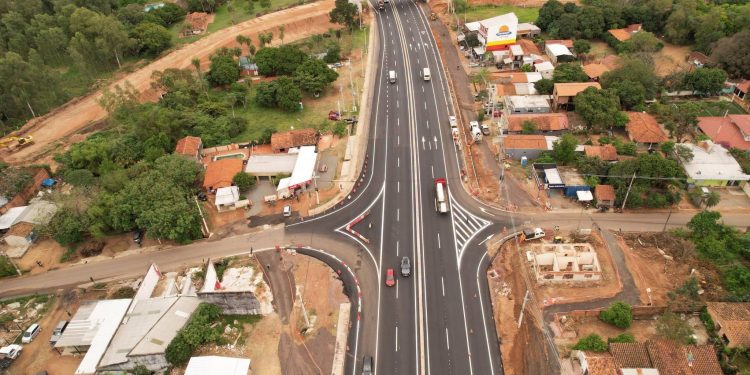 Habilitan carriles de aceleración y desaceleración en el cruce Pedrozo