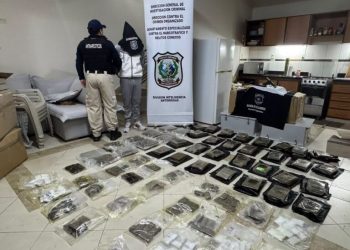 Detuvieron a un policía con casi 53 kilos de marihuana «premium»