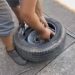 Hallaron unas 40 ampollas para adelgazar dentro de la rueda de auxilio