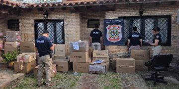 Recuperan en Itauguá el 90% de productos robados de una empresa