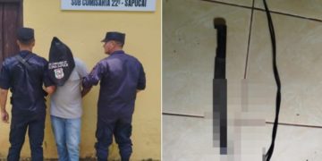 Yby Yaú: aprehenden a hombre denunciado por amenazar a su madre con un machete y un cable