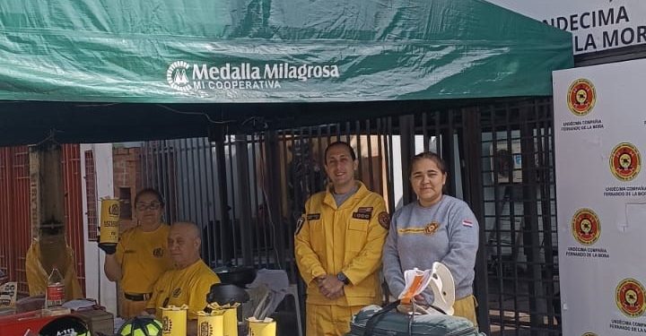 La colecta que sostiene el 90% de los gastos de los bomberos de Fernando de la Mora