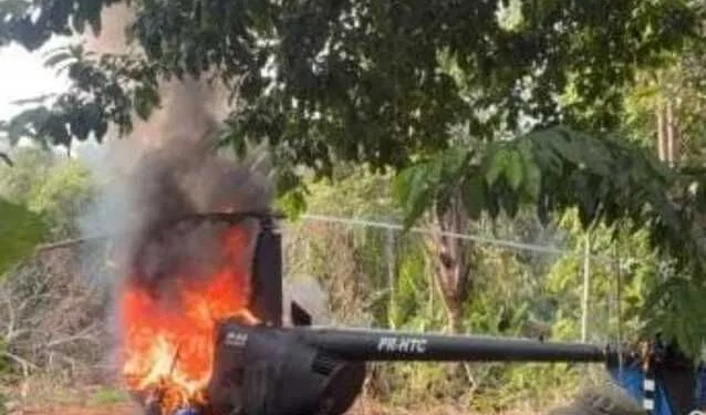 Dos vuelos irregulares terminaron con aeronaves destruidas en Brasil