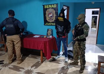 SENAD desarticula presunto foco de microtráfico en zona afectada por inundaciones en Ayolas