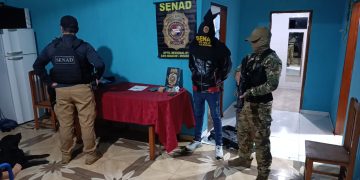 SENAD desarticula presunto foco de microtráfico en zona afectada por inundaciones en Ayolas