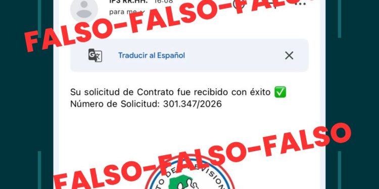 IPS alerta sobre falsas ofertas laborales y pedidos de documentos en redes sociales