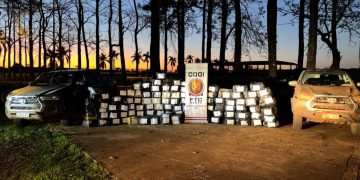 FTC incautó más de dos toneladas de marihuana tras interceptar camionetas en Amambay