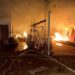 Incendio destruye por completo un depósito en Concepción