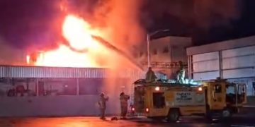 Incendio afecta a planta farmacéutica en Ypané